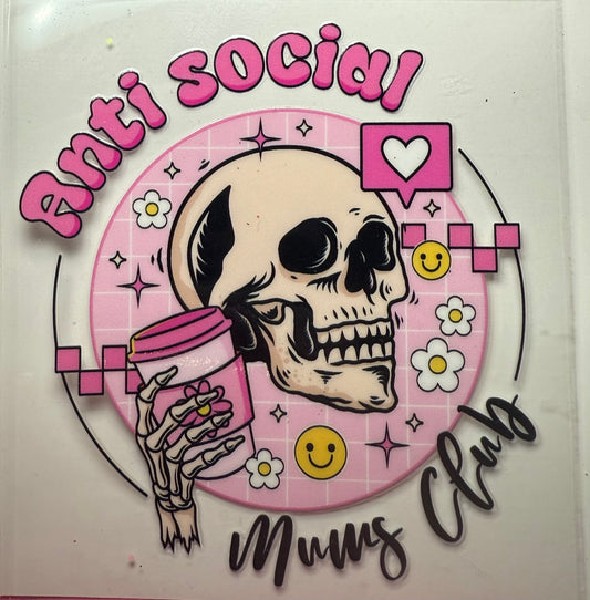Overstimulated Moms Cup Decal