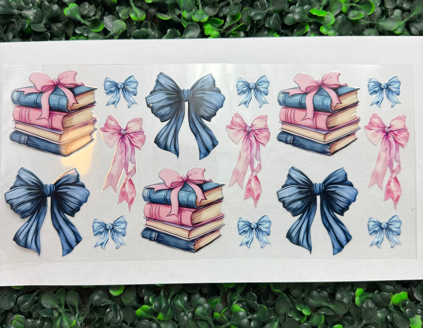 Books bows wrap