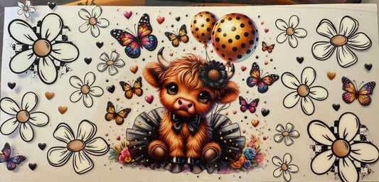 Highland cow wrap