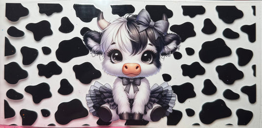 Cow print highland cow Wrap