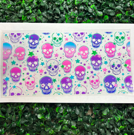 Skull colorful wrap