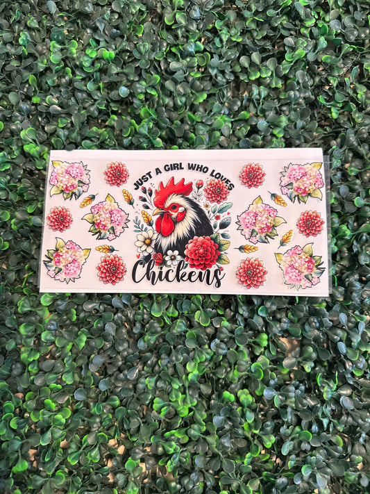 Just a girl who loves chickens