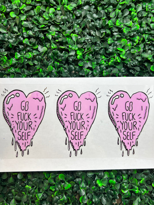 Heart go fuck yourself Wrap
