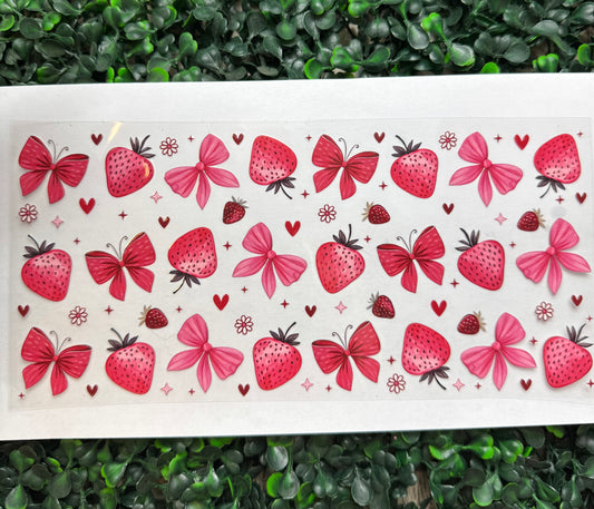 Bows strawberry wrap