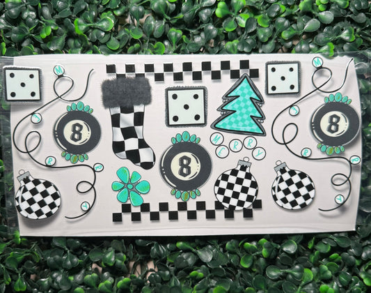 Alternative Christmas checker print