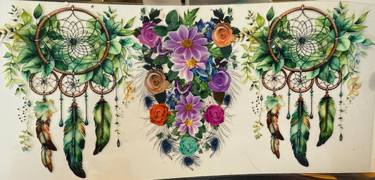 Flower dream catcher wrap