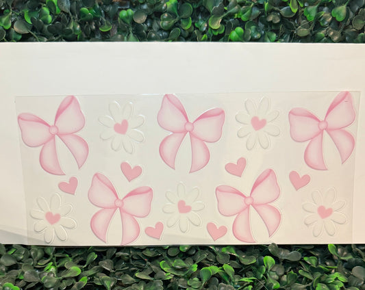 Babypink coquette flowers wrap