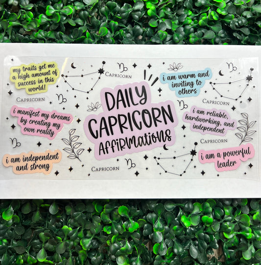 Capricorn affirmation wrap