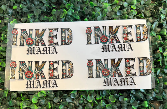 Inked / tattooed mama
