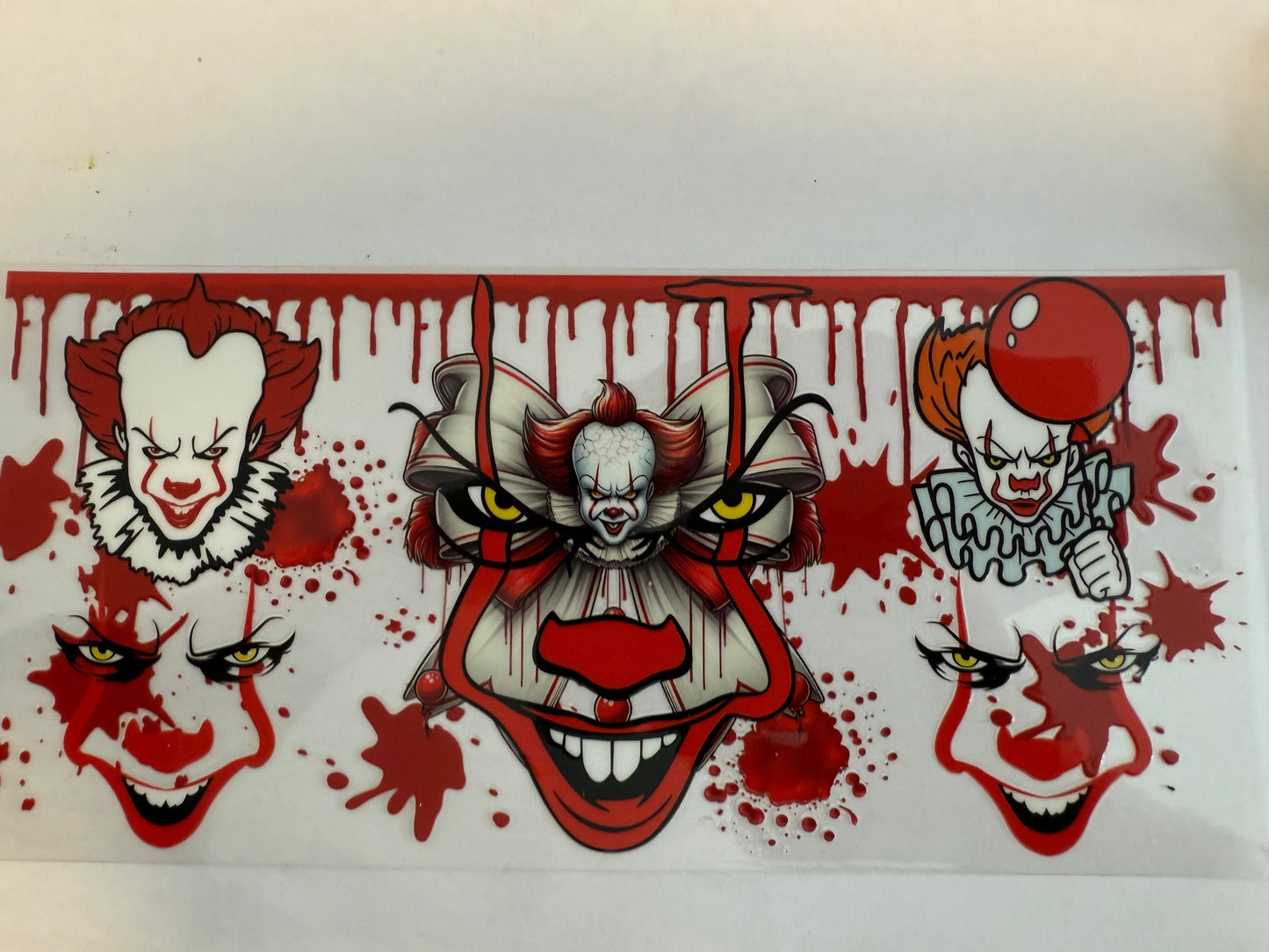 It blood drip clown wrap