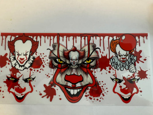 It blood drip clown wrap