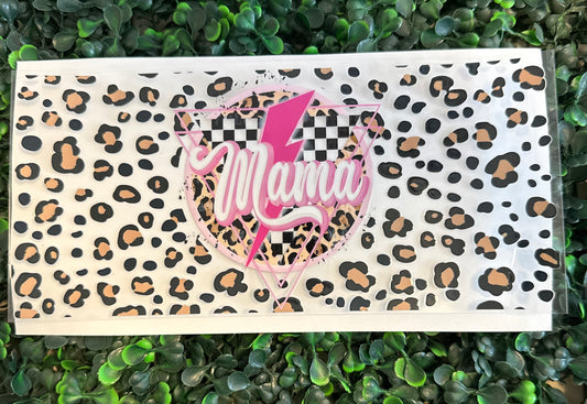 Cheetah lightning bolt mama
