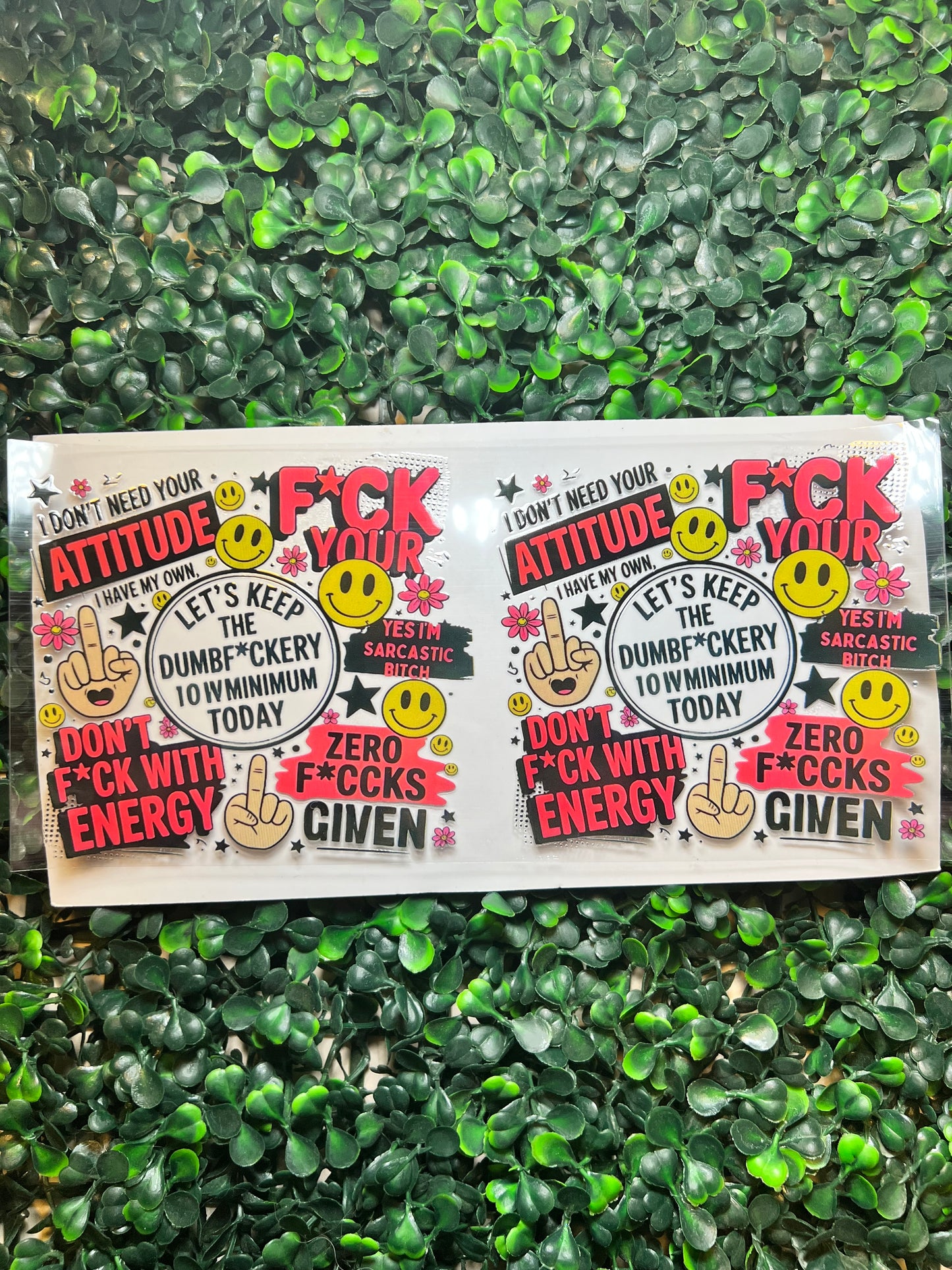 Let’s keep the dumbfuckery to a 10W minimum today full wrap