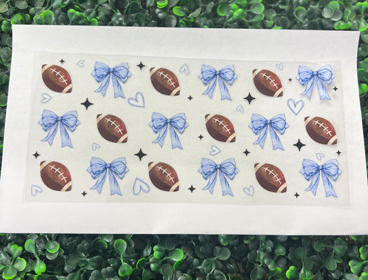 Blue bows football