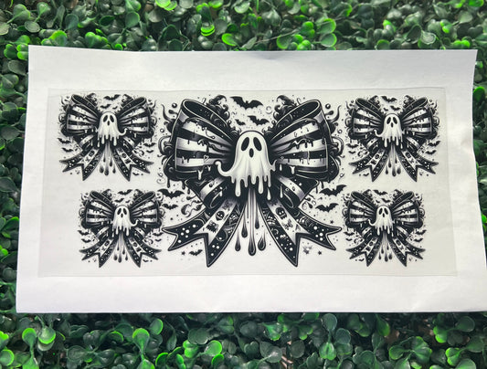 Giant ghost bow white black 2