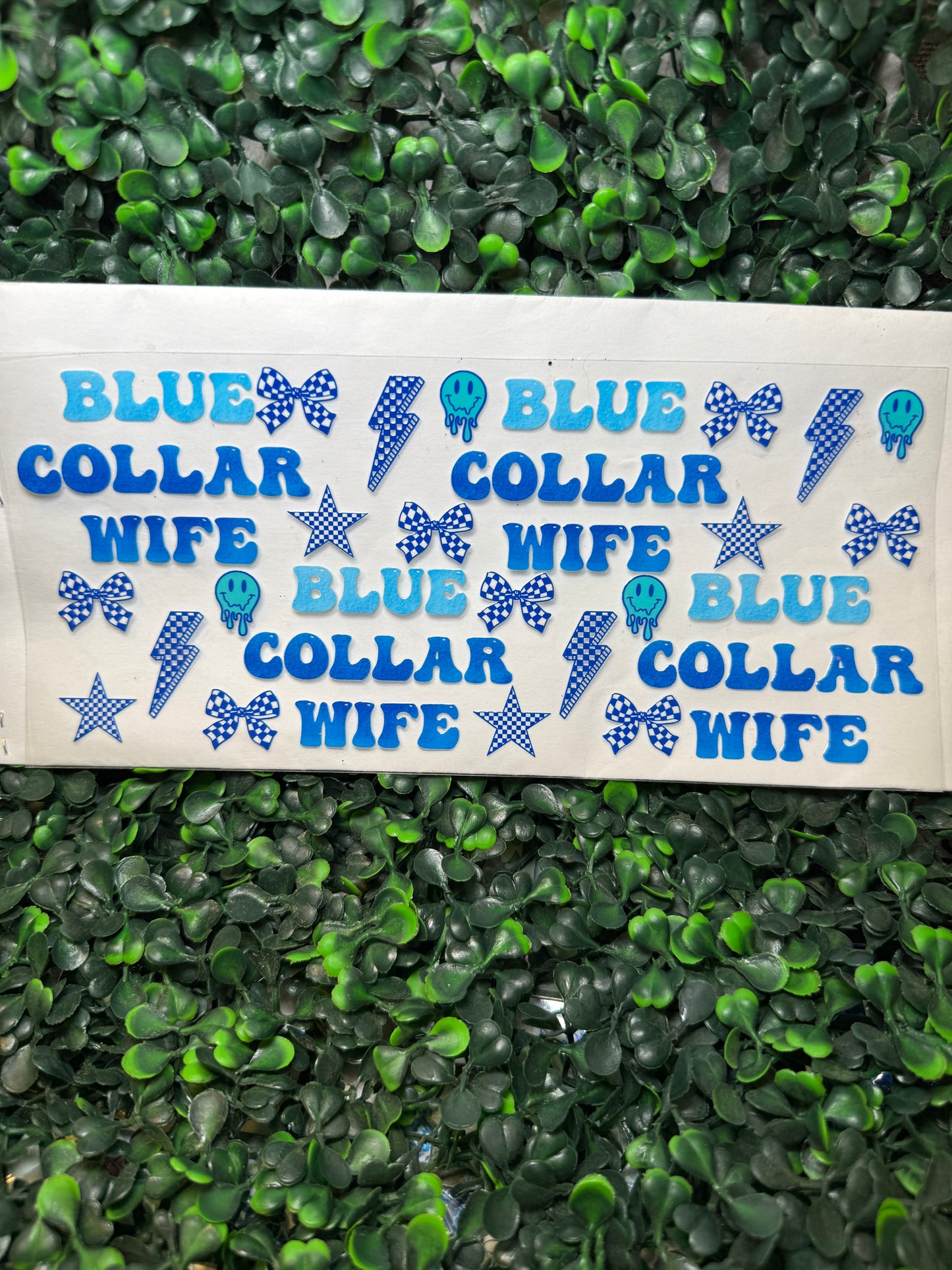 Blue collar wife Decal