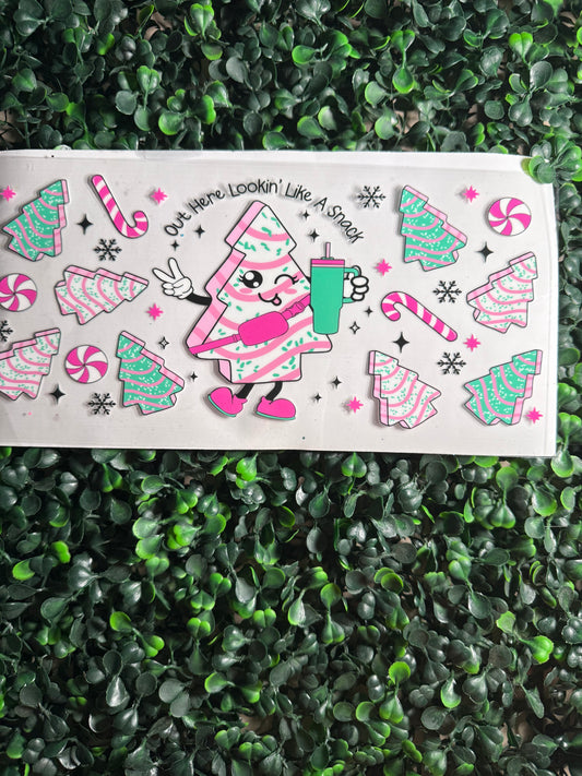 Out here lookin like a snack little Debbie Christmas tree