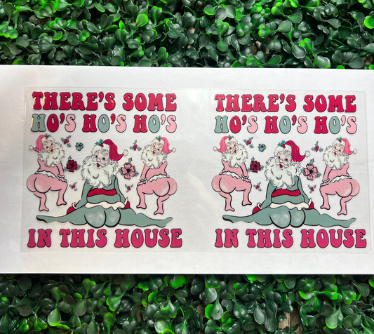 There's some ho ho hos santa wrap