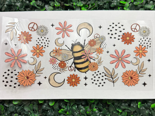 Flower bee wrap