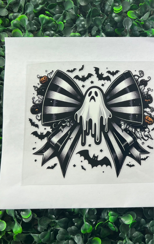giant bow with ghost decal