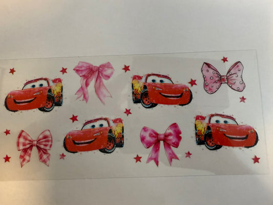 Cars pink bows