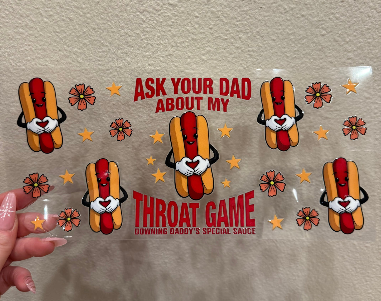 Hot dog ask your dad