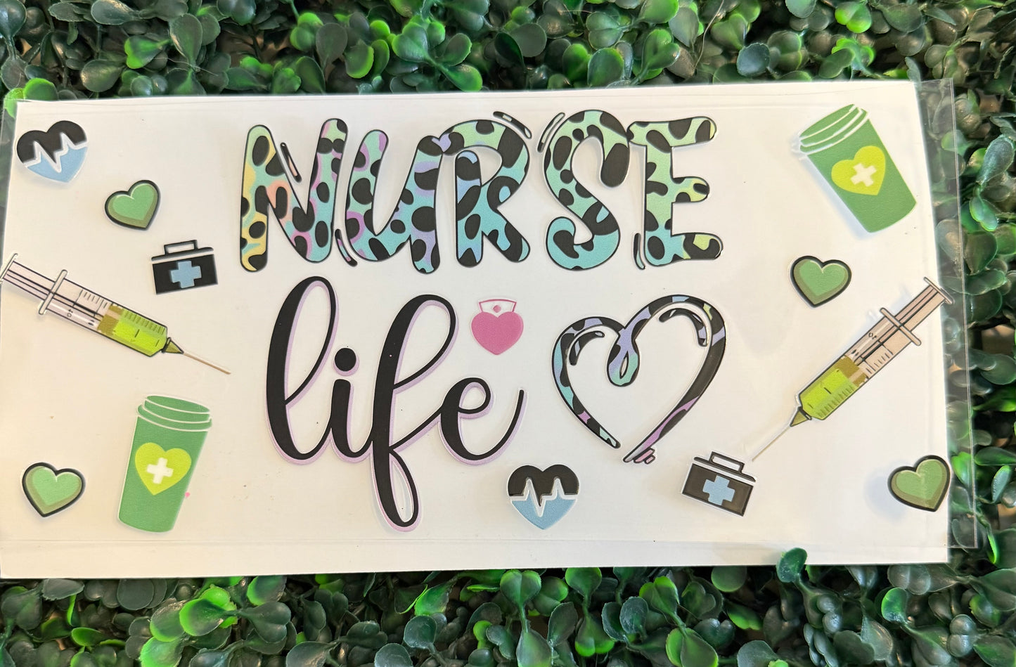 Nurse life cheetah print