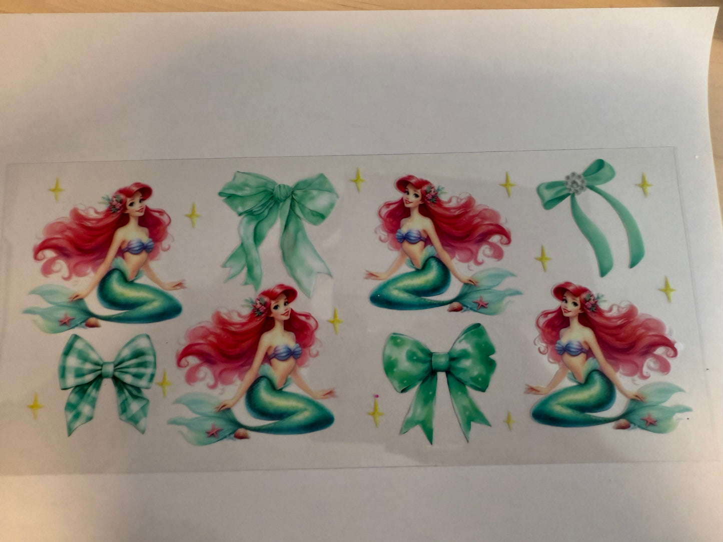 Ariel teal bows princess