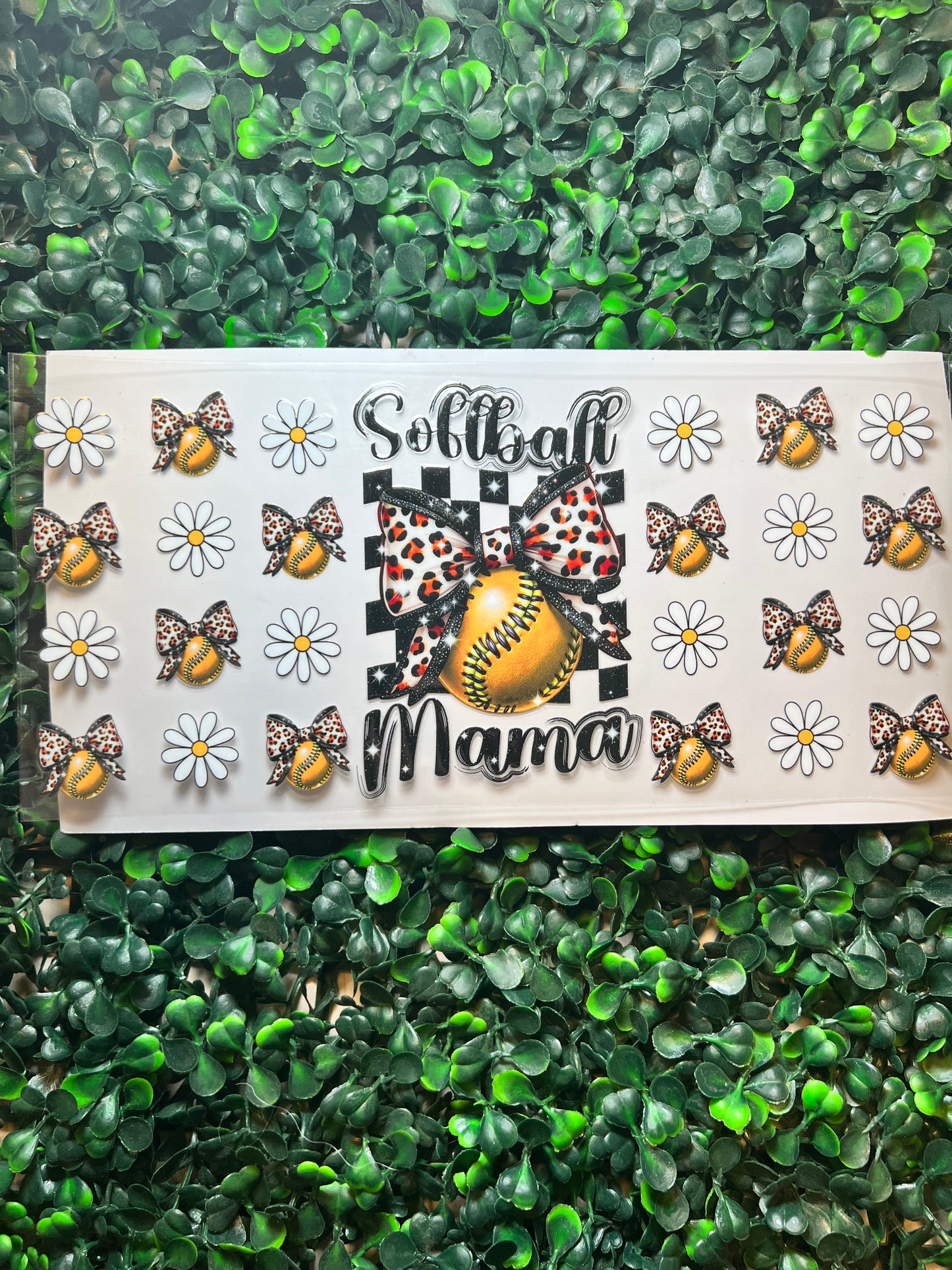 Softball mama gold and black