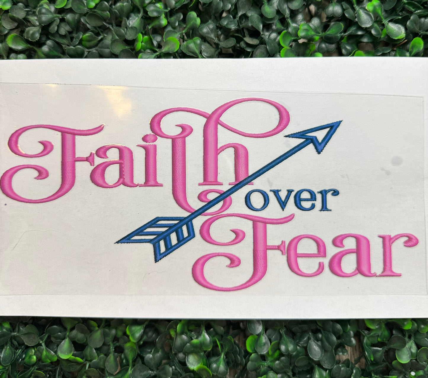 Faith over fear wrap