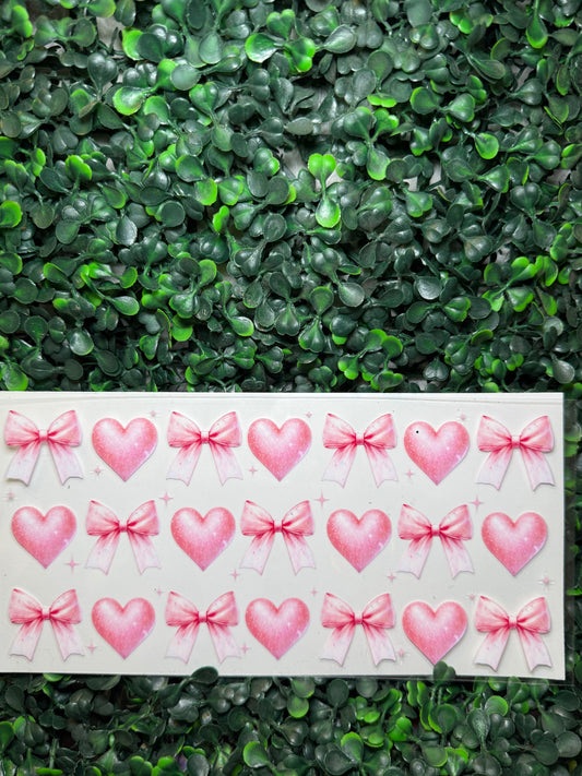 Bows hearts wrap
