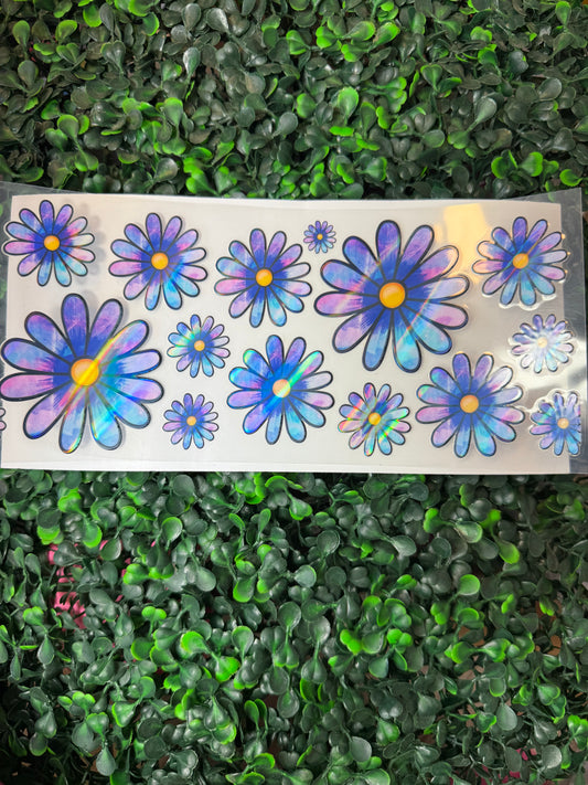 HOLOGRAPHIC Daisies flowers