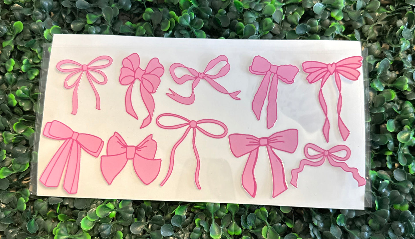 Pink bows