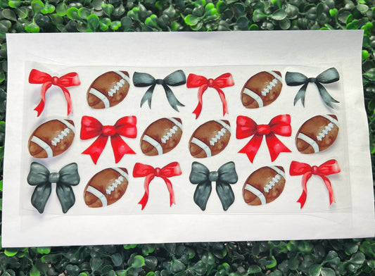Footballs and bows