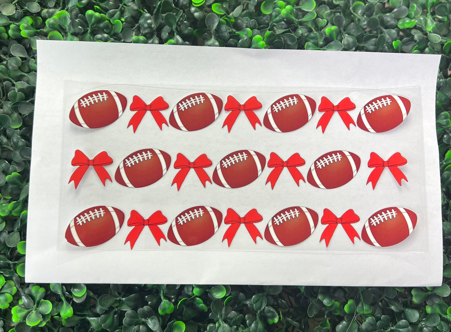 Red bows in football