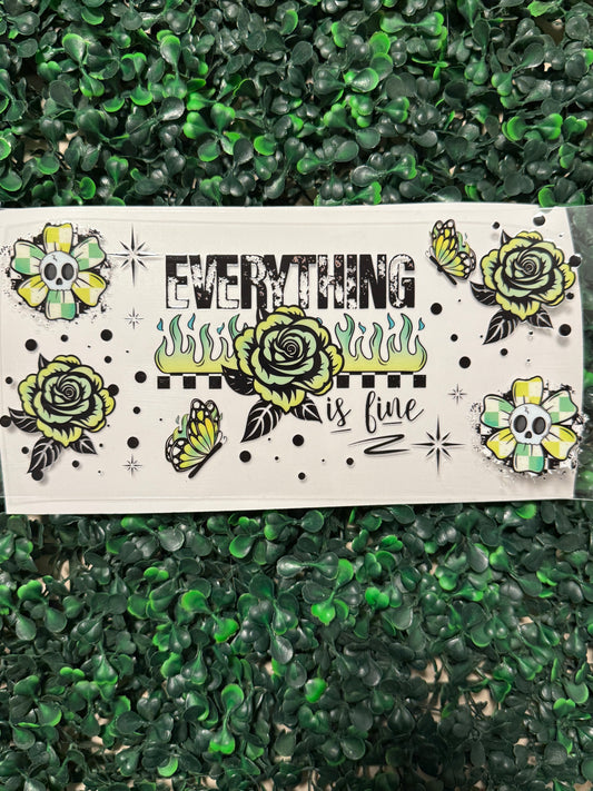 Everything is fine yellow and green