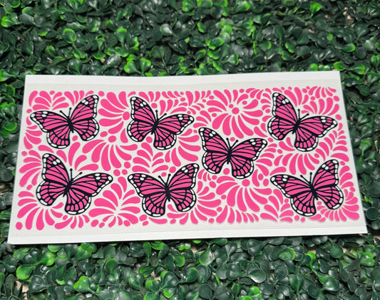 Pink butterflies