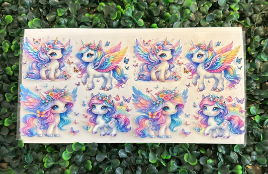 Rainbow wings unicorn