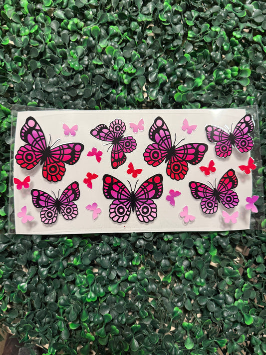 Pink and purple butterfly butterflies