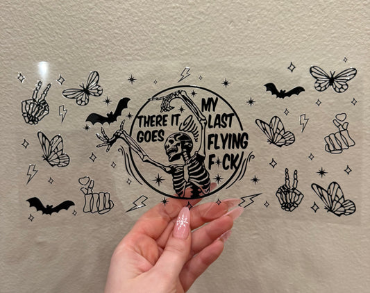 There it goes my last flying fuck