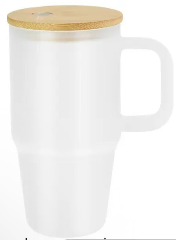 20oz GLASS Libby Cups w/handle