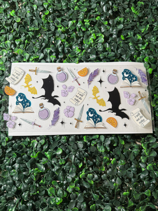 I will not die today black dragon