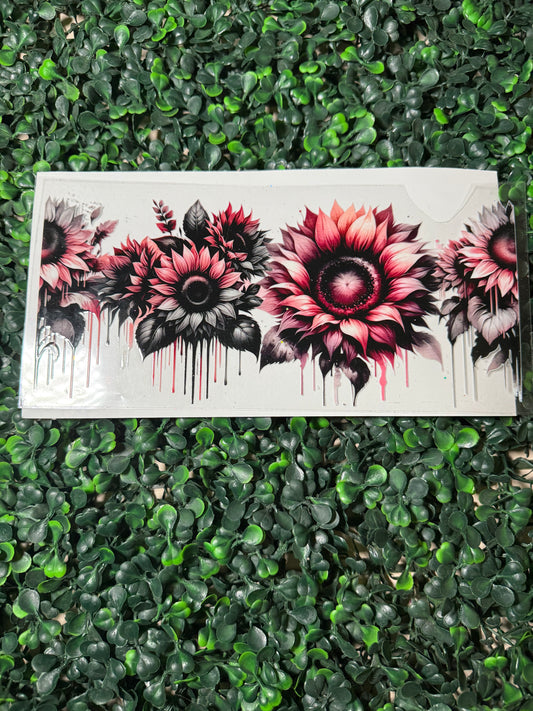 Dark pink sunflower sunflowers