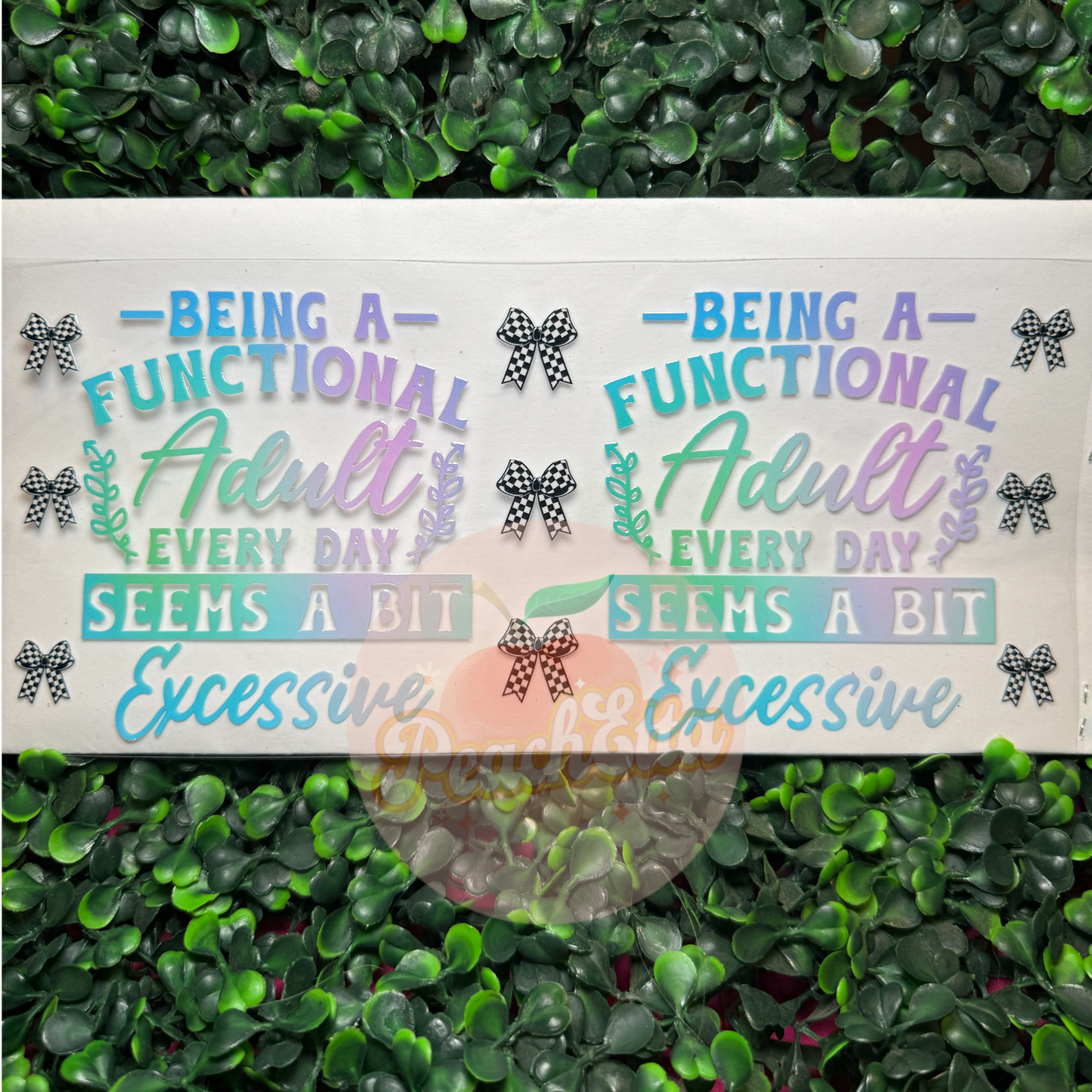 Being a Functional Adult Seems Excessive wrap
