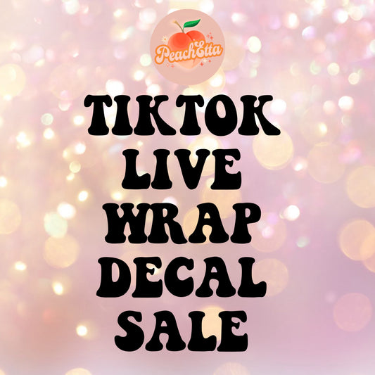 TIKTOK live decal wrap claim
