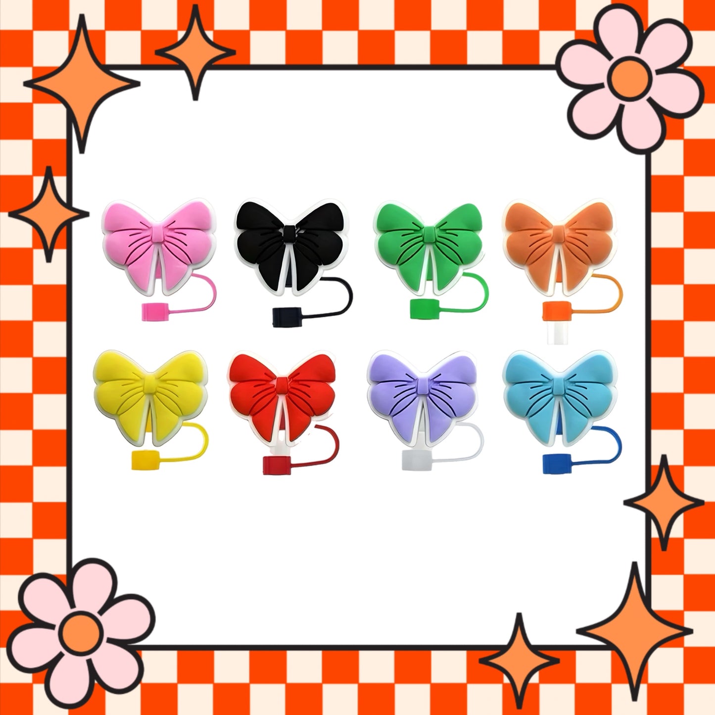 Bow Straw Topper