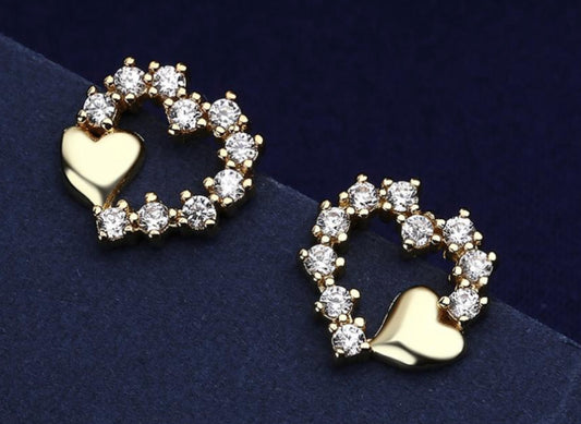 Heart of Hearts Stud Earrings