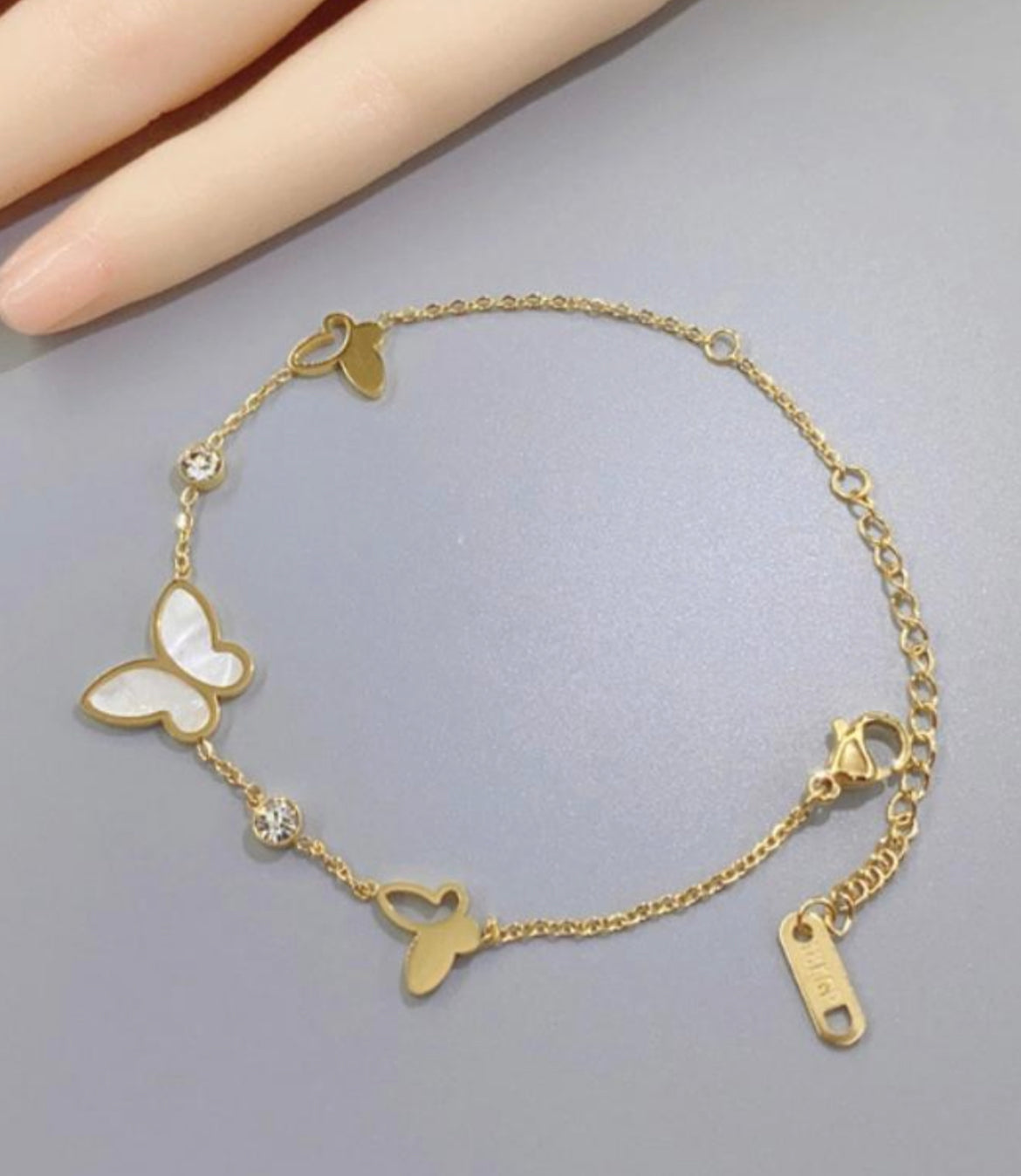 Butterfly Charm Bracelet