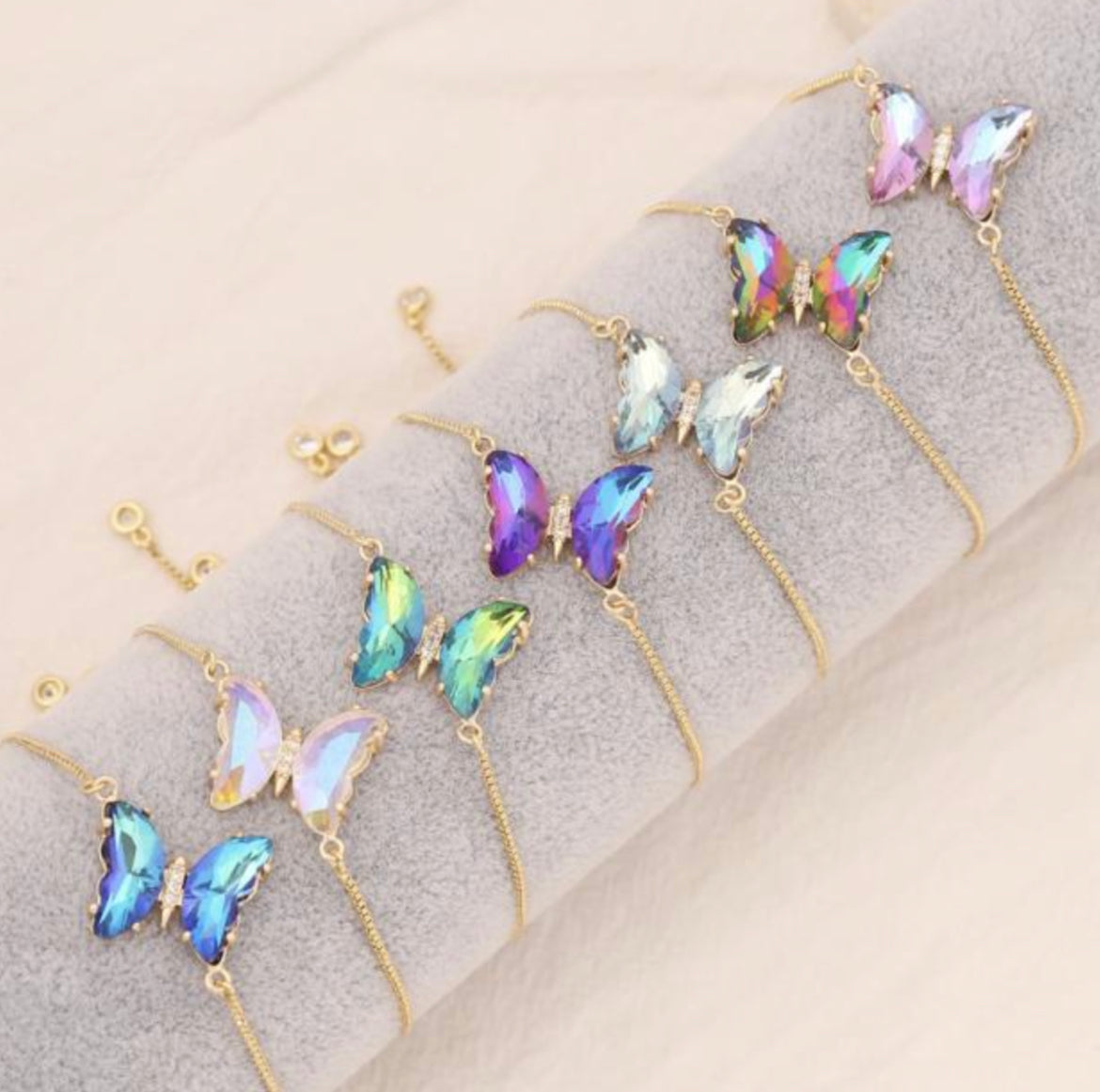 Crystal Butterfly Bracelet