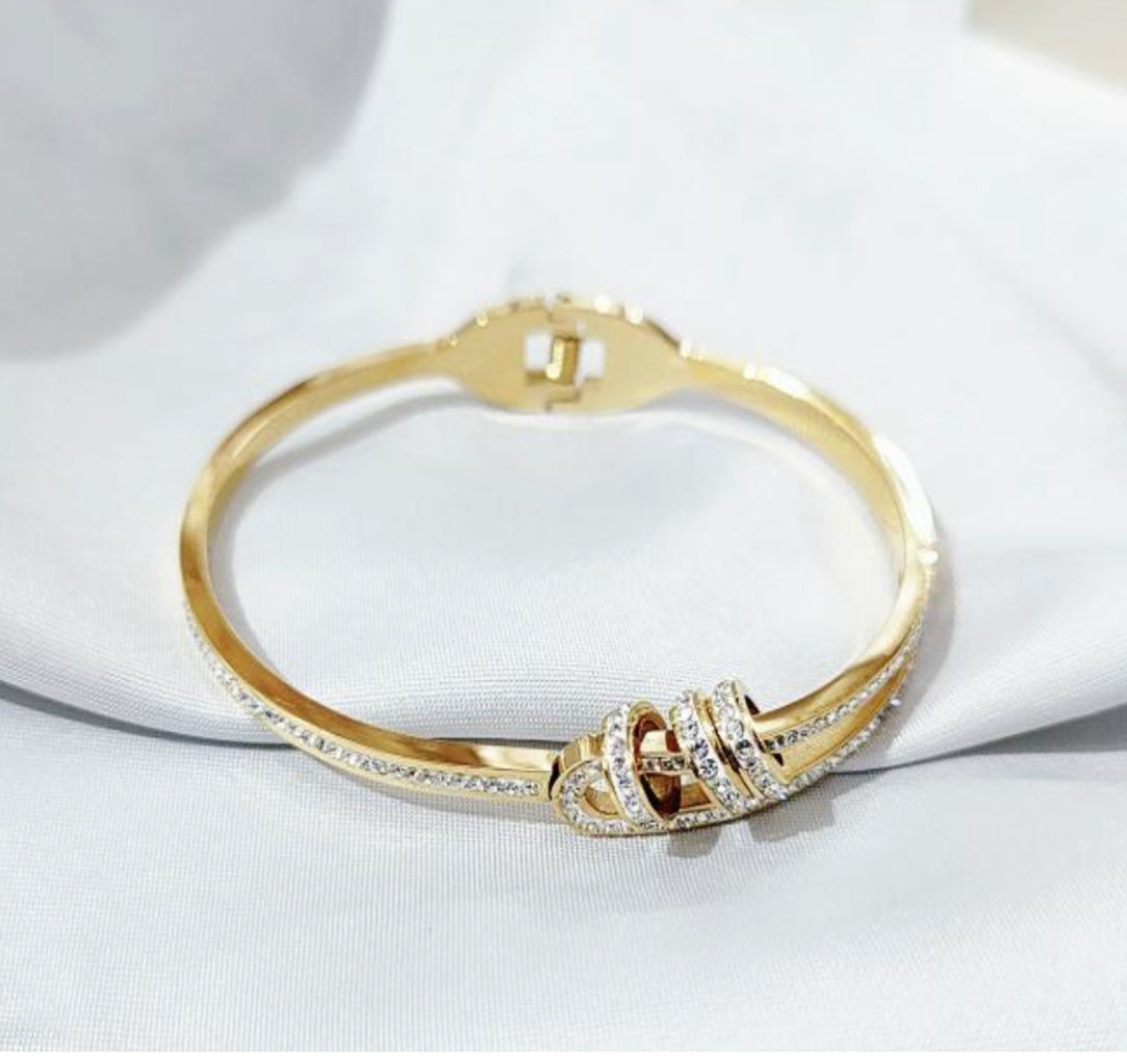 Gold Loop Bangle